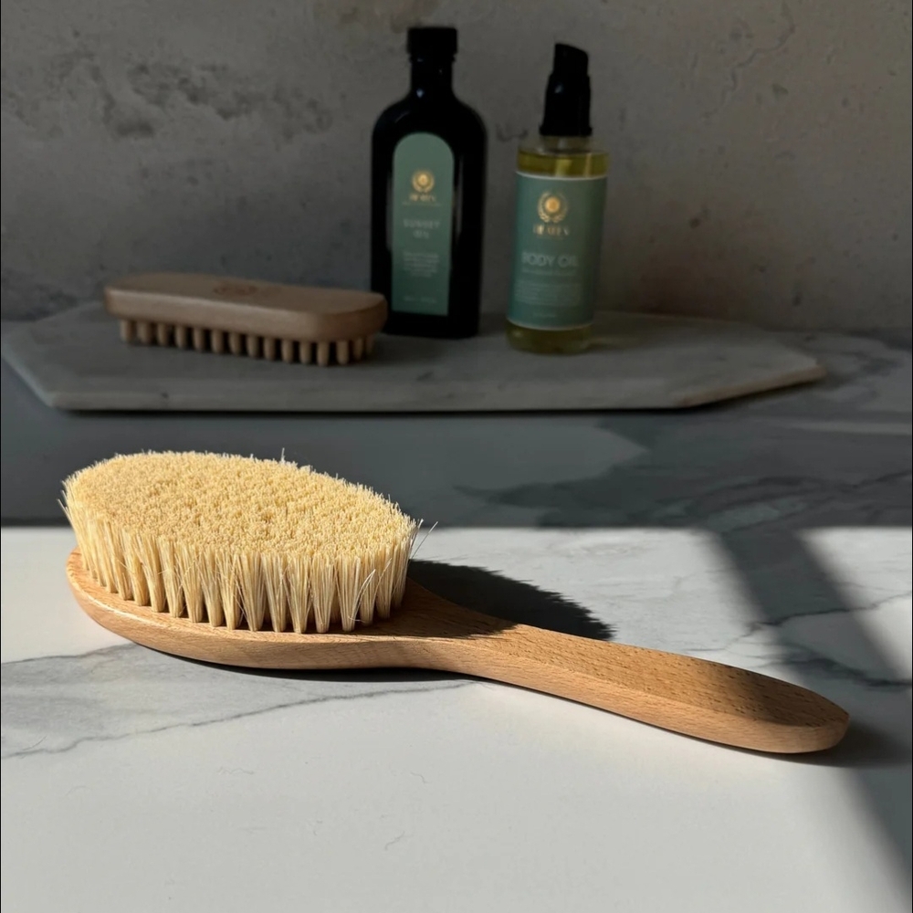Dry Brush- Natural Wooden Body Brush by The Healing Garden